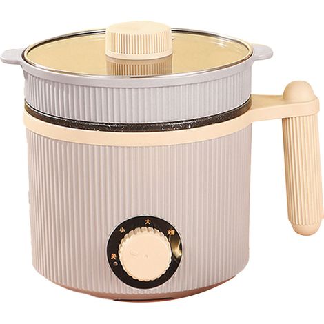 Poêle électrique multifonction anti-surchauffe antiadhésive pour dortoir camping AU 220V avec cuit-vapeur