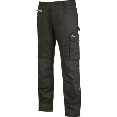 U-Power DW361BC Pantaloni da lavoro black carbon - S