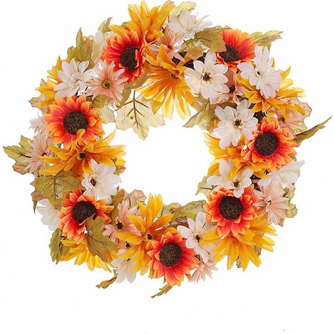 Couronne de tournesol artificielle, 40 cm-AquaForge (1/5)