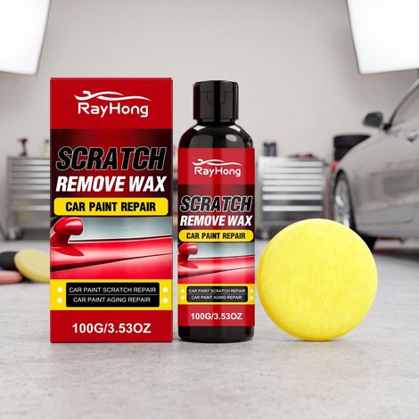 Car scratch care wax - Car scratch repair, cleaning, paint restoration, maintenance, and daily refresh - 100g + sponge1 (1/5)
