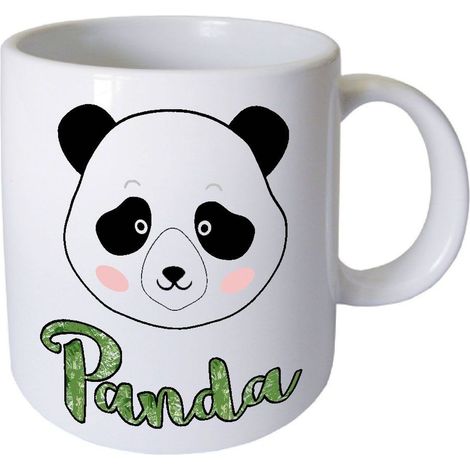 Tasse en céramique Panda Cbkreation