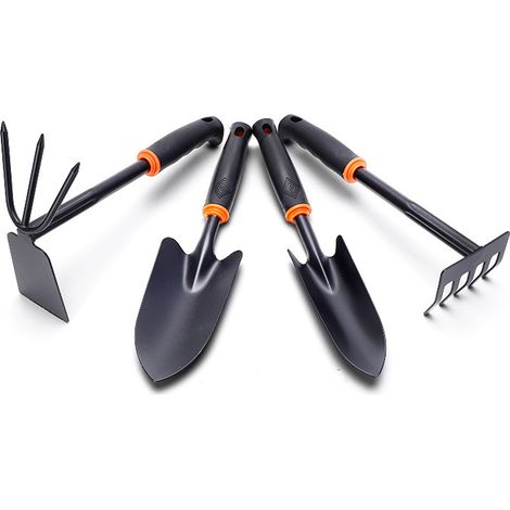 Pelle de jardin, râteau en quatre parties, pelle à fleurs, pelle pour plantes succulentes, pelle en pot, outils de plantation de fleurs d'extérieur pour la maison. (1/2)