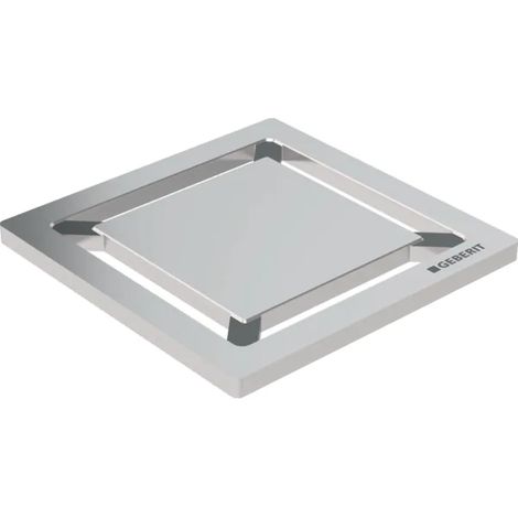 GRIGLIA INOX PER SIFONE DOCCIA DESIGN 8x8 quadrato GEBERIT