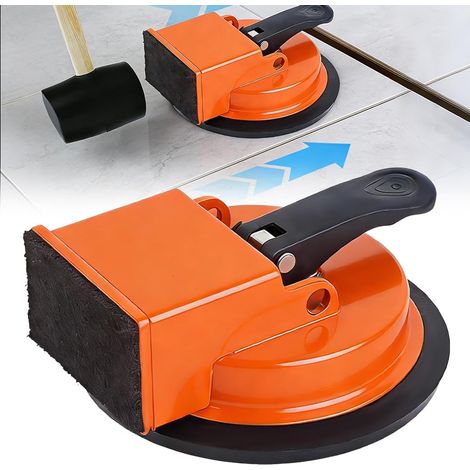 Outil de pose de sol stratifié, outil de réparation de joints pour sols stratifiés, pince robuste avec ventouse pour stratifié, parquet, carrelage, plinthe, menuiserie, salon, appartement (1/5)