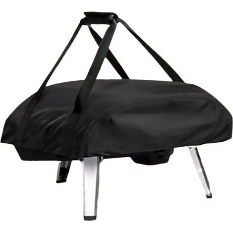 Custodia per forno a pizza Ooni Koda 12, impermeabile, resistente alle intemperie, borsa da trasporto, tessuto Oxford, nero, 63 x 41 x 16 (1/5)