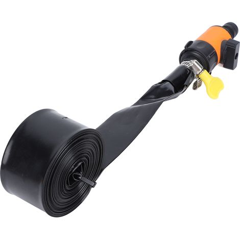 Arroseur de trampoline à pression réglable pour trampoline extérieur, pour enfants et adultes. Accessoires pour trampoline. Connecteur orange en A. Longueur : 15 m / 49,2 pi. (1/5)