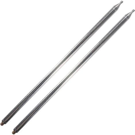 2 tiges de traction pour antenne fouet M10 de 5,6 m pour radio HF, antenne télescopique à fouet positif, antenne ondes courtes à monter soi-même (1/5)