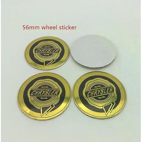 Enjoliveurs de roue en résine, autocollants d'emblème et accessoires de style pour Chrysler 300c (54 mm, 56 mm, 60 mm, 64 mm).