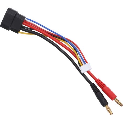 Adaptateur TRX vers Connecteurs Banane 4mm pour Chargeur de Batterie RC Voiture Drone (1/5)