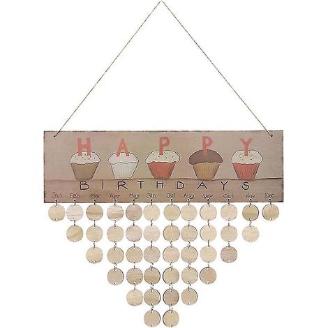 1 calendrier en bois pour bureau, maison ou club (1/3)