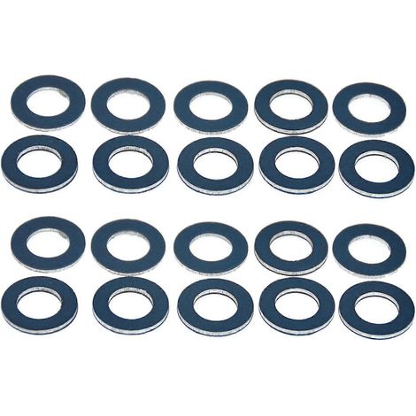 Lot de 20 rondelles de bouchon de vidange d'huile pour voiture (orifice de 12 mm) - Référence : 90430-12031 (Toyota Lexus). (1/5)
