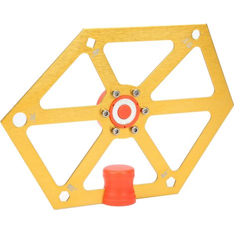 Équerre magnétique hexagonale en aluminium pour scie à table, réglage d'angle de coupe (1/5)