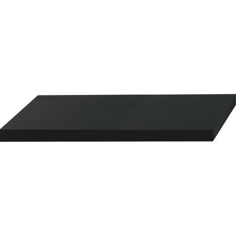 Mensole da parete Tamburate in Legno MDF Set 6 Mensole per la Casa Colore Wengè 100 centimetri