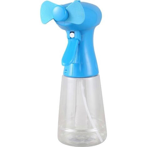 Ventilateur avec eau spray misting à main brume as à piles eau bottle sprayer 300 ml (1/5)