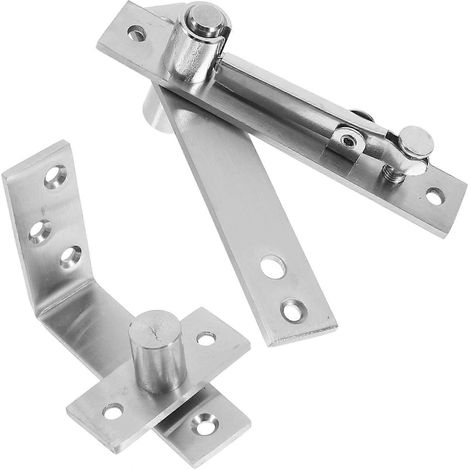 Charnières pivotantes en acier TEHAUX, quincaillerie de porte invisible, axe de rotation (1/5)