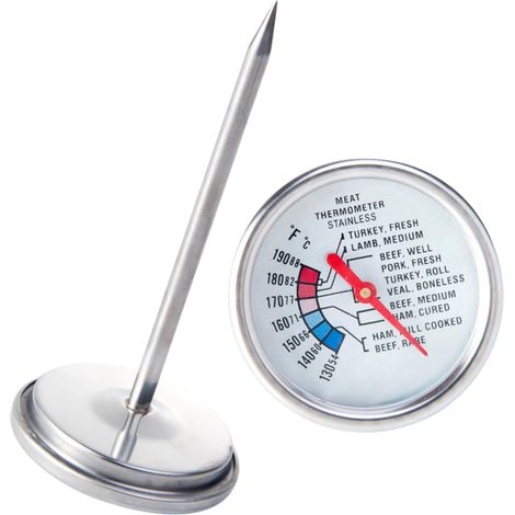 Odeur Viande Sonde Inoxydable Thermomètre Acier Argenté en (1/5)
