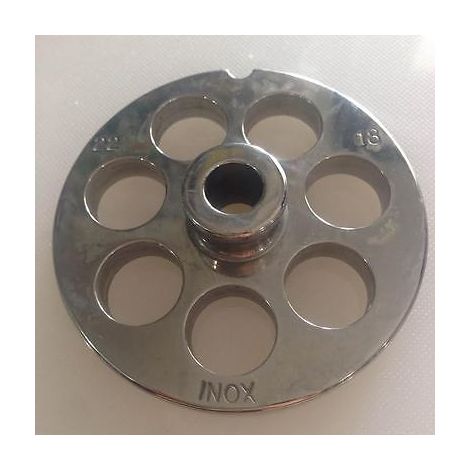 REBER PIASTRA TC 22 DIAMETRO 18 MM ACCIAIO INOX PER TRITACARNE ELETTRICO
