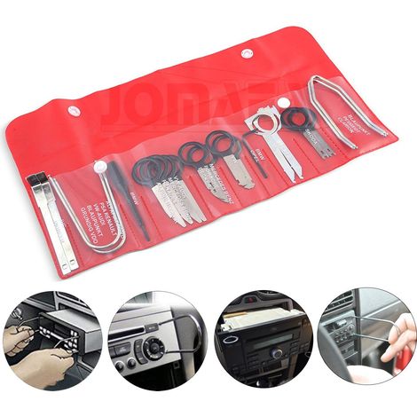 Conjunto de herramientas para quitar radio de coche profesional, multimarca (1/5)