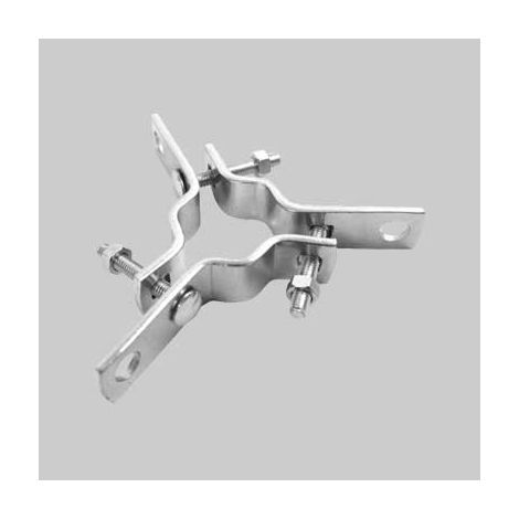 Ralla tris per palo antenna 20x3 mm - per pali diametro 25/50