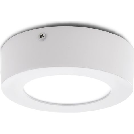 Plafón LED 6W 470Lm  4200ºK Circular 40.000H [GR-MZMD01-6W-W]