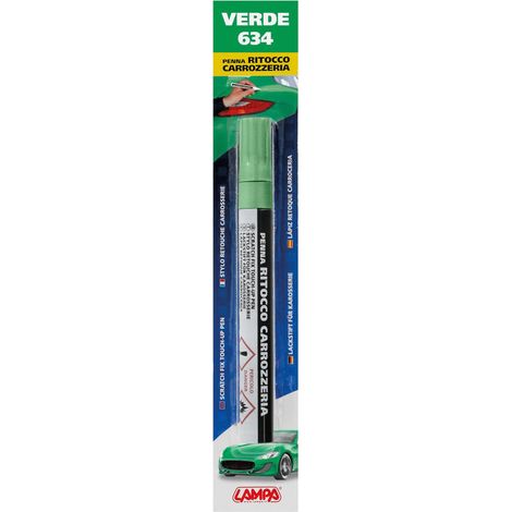 Penna ritocco carrozzeria - Verde - 634