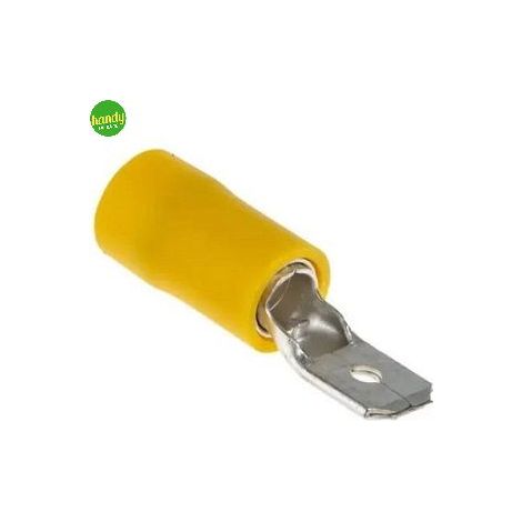 Capicorda Electraline femmina 6,35mm 10pz giallo