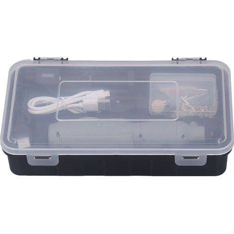 Meuleuse/polisseuse électrique rechargeable USB, stylo à sculpter le jade, meuleuse/stylo à sculpter électrique à trois vitesses réglables, meuleuse droite. (1/5)