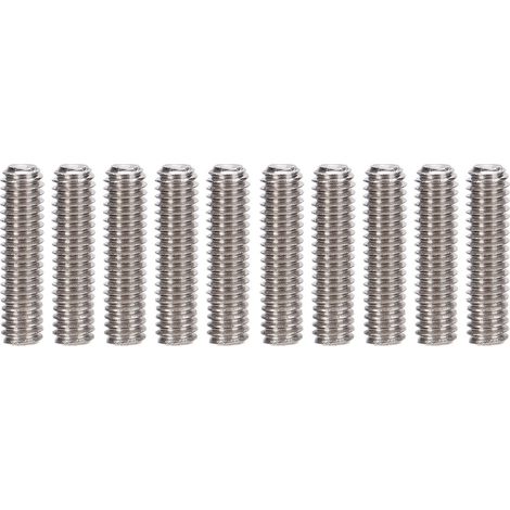 50-teiliges Set aus kopflosen Schrauben aus Edelstahl A2-70, verschiedene Gewindebolzen M2,5x10, Befestigungselemente, Set mit 50 Druckschrauben (1/5)