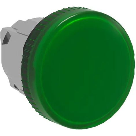 Cabeza con lámpara BA9s verde