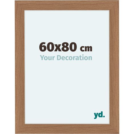 yd. - Cadre photo 60x80 - Noyer clair - MDF - Como (1/5)