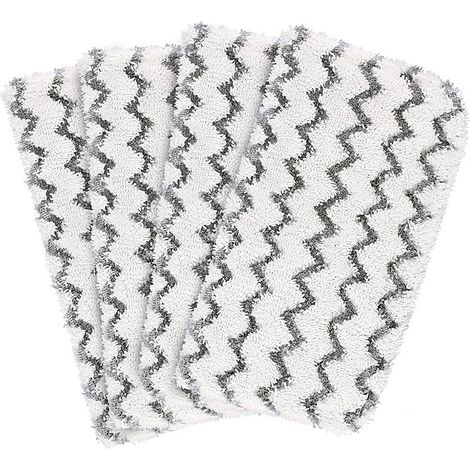Lot de 4 lingettes de rechange lavables pour balai vapeur Shark S1000, S1000A, S1000C, S1000WM et S10001C. (1/5)