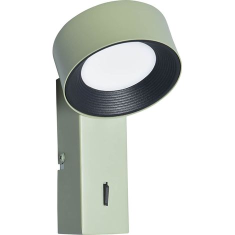 Applique murale LED verte ALU italux WL-47390-1-GRN (1/3)