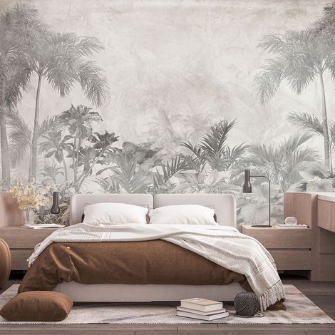Papier peint panoramique - Forêt tropicale - 130 cm x 94 cm (1/4)