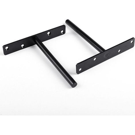 équerre étagère Invisible, Support Etagere en Fer, Fixation Etagere Murale Equerre Charge Lourde - 2 Pièces（200MM） (1/3)