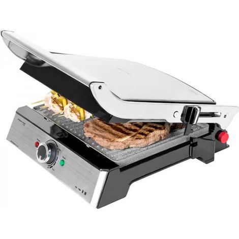 Cecotec Rock'nGrill Pro Parrilla Eléctrica Negra 2000W (1/5)