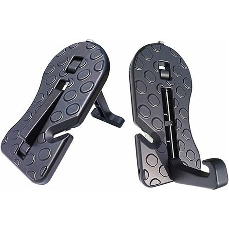 2pcs Seuil De Porte De Voiture, Marchepied De Porte De Véhicule Pliable Avec Marteau De Sécurité (1/5)