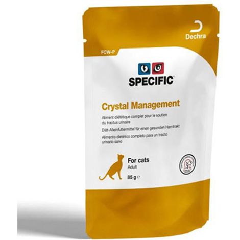 Spcifique, Nourriture pour les chats Gestion cristalline FCW-P, Pack 4 x 12 x sur 85 g