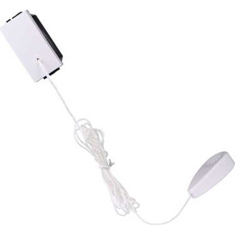 Pulsante unipolare tirante a corda 1P 16A 250V compatibile Bticino Livinglight colore bianco