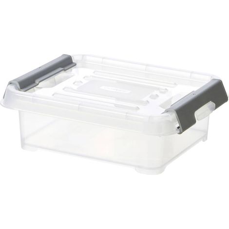 Scatola portaoggetti Curver handy plus 1.2L impilabile base rinforzata