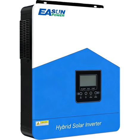 Inversor solar híbrido, onda sinusoidal pura, funciones de carga inteligente, 6,2 kW-48 V-WIFI (1/2)