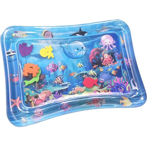Tapis D Activite Gonflable Pour Bebe - Tapis A Eau Pour Temps Sur Le Ventre - 66 X 50 Cm - Pour Nouveau Ne Jusqu A 24 Mois - 1 Unite (1/5)