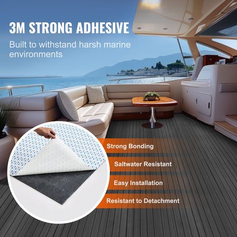 Revêtement de sol pour bateau en mousse EVA 2400 x 600 mm (1/5)