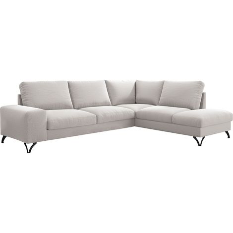 Sofá rinconero ComfiDream Lyrana II, Verita 80, Función de descanso, Almacenaje, 285x214x91cm, 0