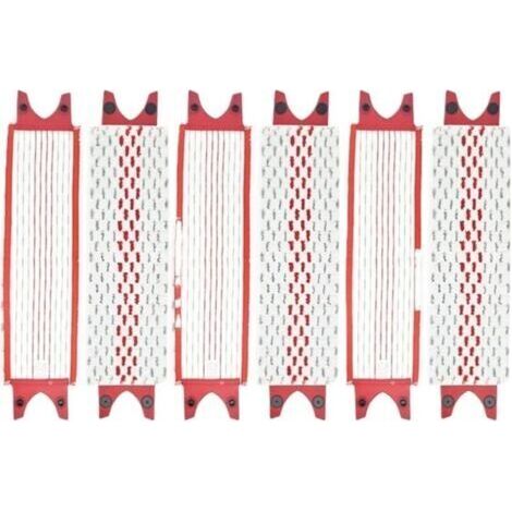 Lot de 6 serpillères en microfibre compatibles avec Vileda, serpillères plates réutilisables UltraMax XL, lavables en machine (1/4)