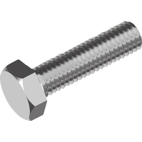 Reidl DIN 933 Sechskantschraube mit Gewinde bis Kopf M 16 x 55 A2 blank (1/5)