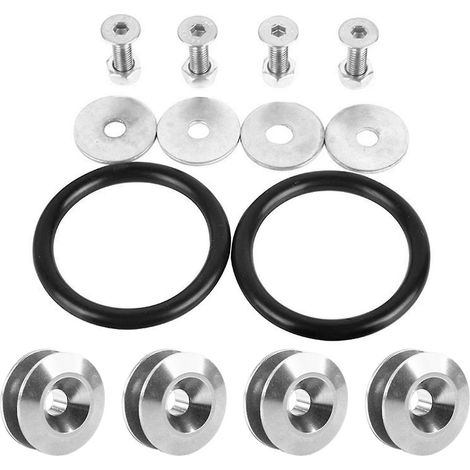 Fixations de pare-chocs avant arrière, ailes, fixations en alliage d'aluminium à dégagement rapide
