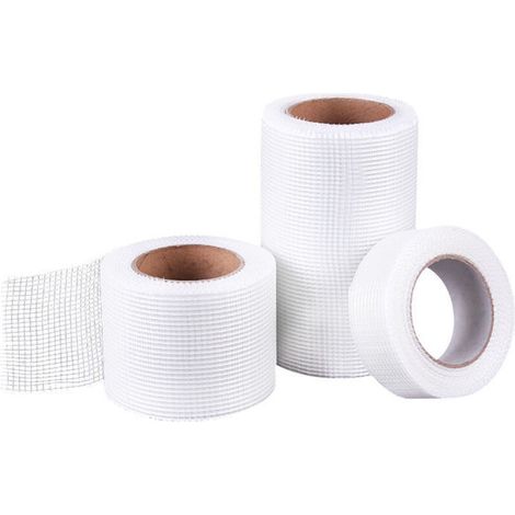 Kit d'étanchéité pour receveur de douche-Bande armature autocollante 8 mailles 5 cm × 25m