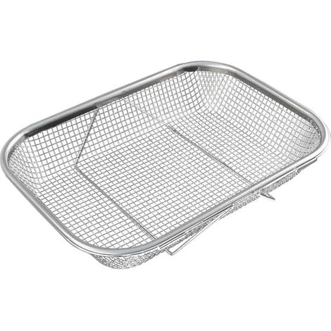 Égouttoir à vaisselle extensible en acier inoxydable pour évier (A) Largeur réglable qui s'adapte à la plupart des éviers, acier anti-rouille, maille de drainage efficace, design de base stable (1/5)