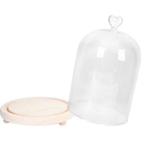 Couple Main Lumineuse avec Cloche Verre Romantique D coratif (1/5)