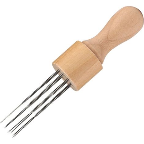 Aiguille à feutrer, lot de 1, poinçon de feutrage sec pour laine cardée, outil de modelage artisanal, idéale pour loisirs créatifs et réparations de pulls. (1/5)